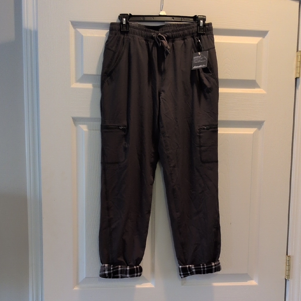 Women's Fleece Lined Pants - Gray | Eddie Bauer 2P